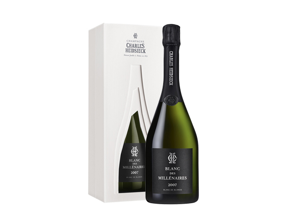 Champagne Charles Heidsieck Blanc Des Millénaires 2007 Coffret Crayeres