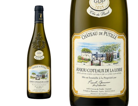 Château de Putille Anjou Côteaux-de-la-Loire Clos du Pirouet Blanc 2025