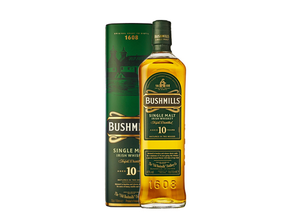 Whisky Bushmills 10 Ans Sous Étui
