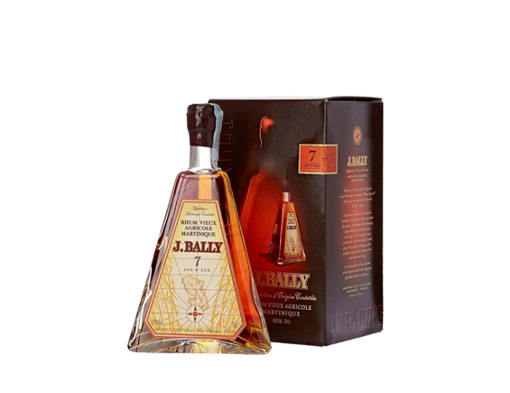Rhum Bally Pyramide 7 Ans Sous Étui