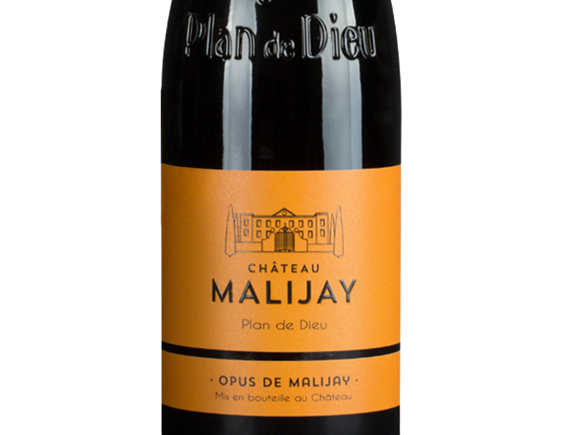 Château Malijay Côtes du Rhone Village Plan de Dieu Opus rouge 2024