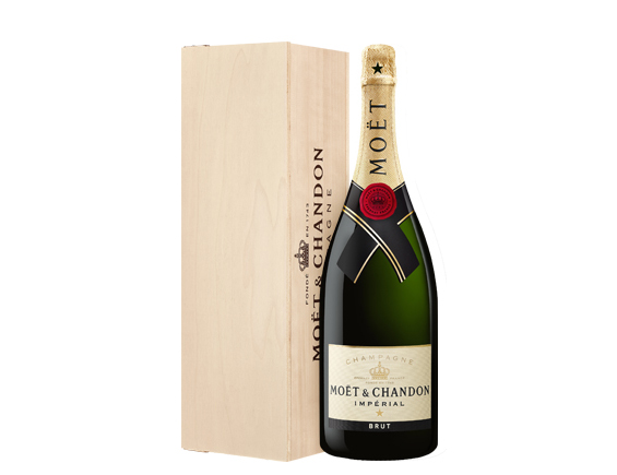Champagne Moët & Chandon Brut Impérial Sous Coffret Bois
