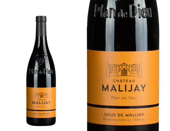 Château Malijay Côtes du Rhone Village Plan de Dieu Opus rouge 2024